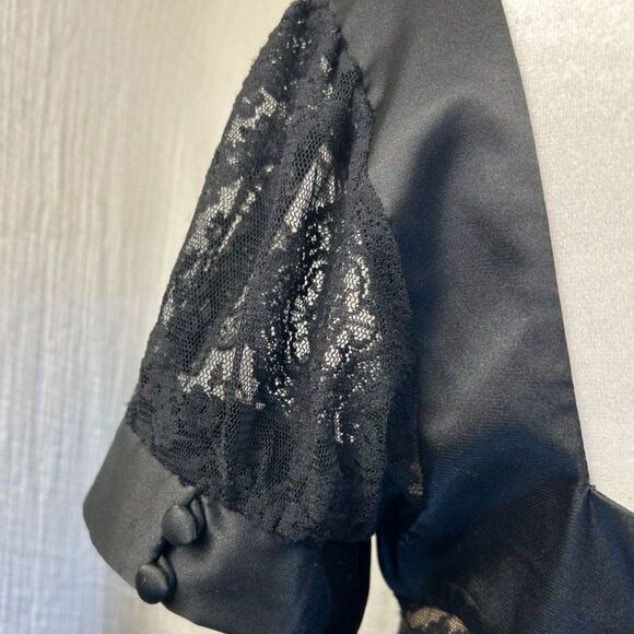 London Times Lace/Satin Dress Wm's Sz 6 Whimsygoth Style - Picture 9 of 9